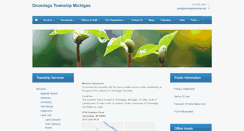 Desktop Screenshot of onondagatownship.org