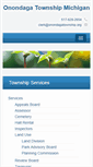 Mobile Screenshot of onondagatownship.org